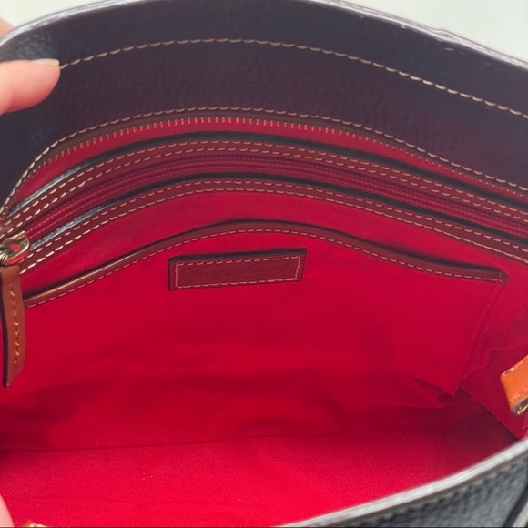 Dooney & Bourke Pebble Grain Leather Midnight Blue Lexington Purse - Picture 13 of 14